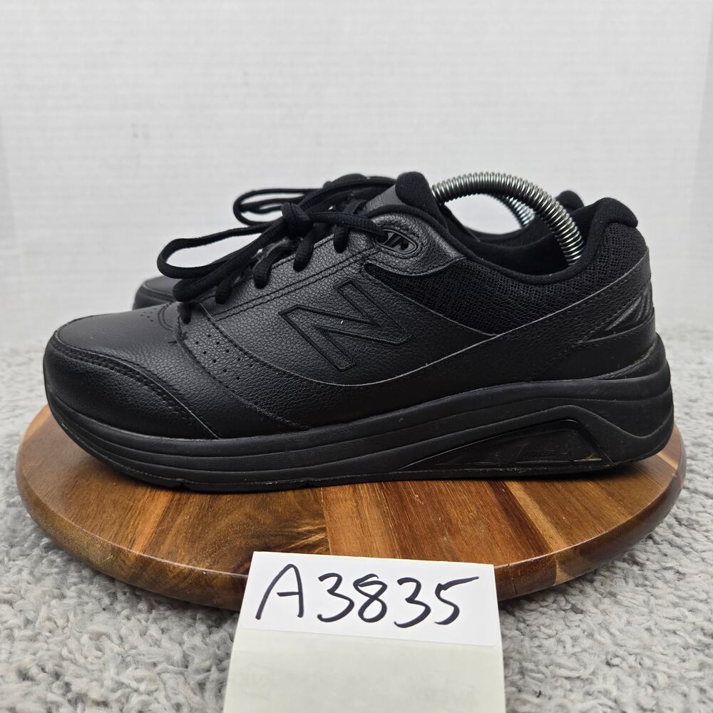 New Balance Women 10B 928v3 Triple Black Daily Casual Comfort Daily Walking Shoe